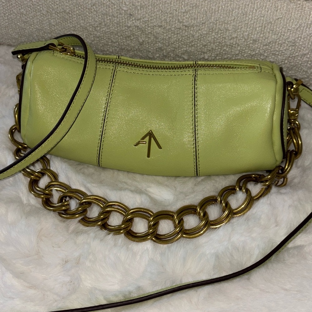 Manuatelier Lime Green Summer Mini Crossbody/Shoulder Bag